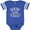 Football Blue and White, variant on Inktastic New to the Pit Crew Racing Flags Boys or Girls Baby Bodysuit