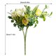 thumbnail image 2 of Flores artificiales de boda falso floral brida ramo tela simulación flor decoración 2 piezas kenally HA7987-00B, 2 of 6