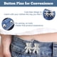 thumbnail image 3 of Minnieouse 3a Juego de 2 hebillas de cintura de oso de aleación con fácil operación efecto instantáneo garantizado cintura de oso de jeans Ropa, zapatos y accesorios Miscelánea Rojo+Azul+Púrpura, 3 of 6