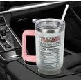 thumbnail image 6 of Teacher Gifts Teacher Tumbler with Handle and Straw 40 oz Teachers Cup Coffee Mugs Gifts for Women Graduation,Appreciation,Back to School Gifts, 6 of 6