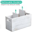 thumbnail image 2 of Soporte para utensilios ALELION Rustic White con divisor extraíble, 2 of 7