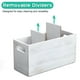 thumbnail image 2 of Soporte para utensilios ALELION Rustic White con divisor extraíble, 2 of 7