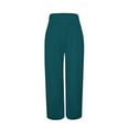 thumbnail image 7 of BLVB Wide Leg Pants for Women Palazzo Pants for Women Casual Lounge Work Business Trousers High Waisted Flowy Pants, 7 of 7