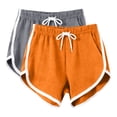 thumbnail image 2 of Bovxnpu Women's Pajama Bottoms Sleep Shorts Women's 2Pcs Yoga Sports Shorts High Waist Home Casual Activewear Bottoms Sleepwear, 2 of 8
