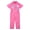 Pink, variant on Barbie Twill Racing Zip Up Coverall Infant to Big Kid