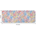 thumbnail image 7 of Pink Pioneer Flower Pattern Kitchen Rug Mat,Kitchen Runner Rugs Non Skid Washable,Decorative Kitchen Floor Mats for Kitchen,Sink,Laundry,17"x47.2", 7 of 7