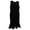 Black, variant on Akris Women's Black Punto illusion stripe sleeveless midi dress - 6