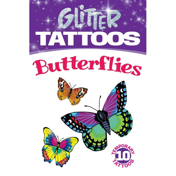 Dover Little Activity Books: Insects Glitter Tattoos Butterflies, (Paperback)