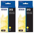 thumbnail image 1 of Cartucho de tinta Epson T312 Claria Photo HD amarillo (paquete de 2), 1 of 5
