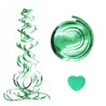 thumbnail image 3 of Techo en forma de corazón Garlands Ceremonia de boda Romántica espiral Streamers Oficina Decoración Decoración DIY Ornamento Verde 30 Piezas Guardurnaity HA012510-05, 3 of 7