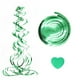 thumbnail image 3 of Techo en forma de corazón Garlands Ceremonia de boda Romántica espiral Streamers Oficina Decoración Decoración DIY Ornamento Verde 30 Piezas Sweethay HA012510-05, 3 of 7