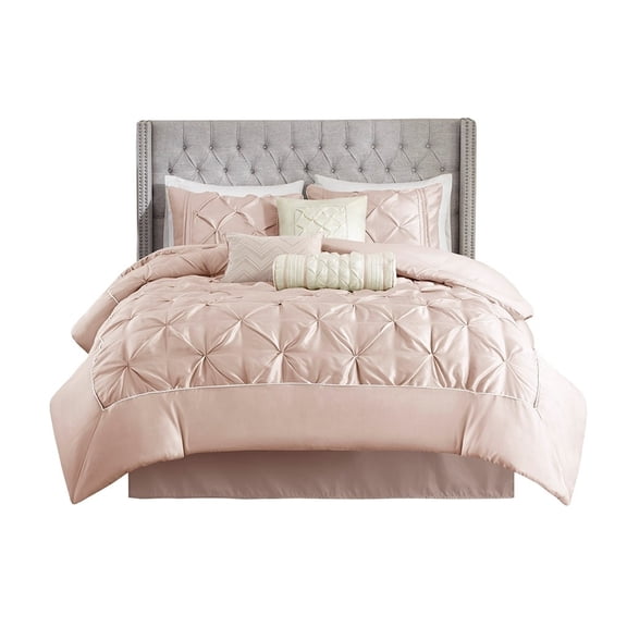 Gracie Mills Shelby 7-Piece Padded Comforter Set - GRACE-3247