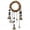 F, variant on Handmade Witch Bells Wind Chimes Hanging Ornament Decor for Home, Garden, Patio Good Luck Blessing