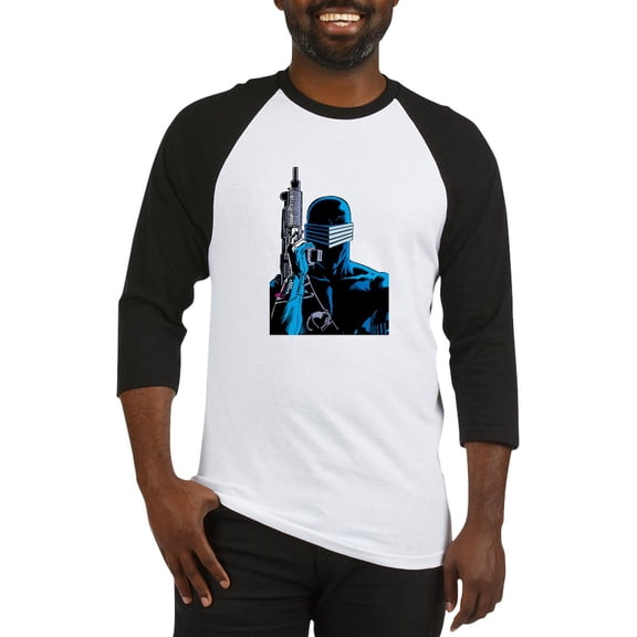 CafePress - G.I. Joe Snake Eyes With Gun - Cotton Baseball Jersey, 3/4 Raglan Sleeve Shirt