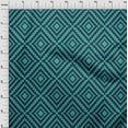 thumbnail image 4 of oneOone Viscose Chiffon Turquoise Blue Fabric Geometric Sewing Craft Projects Fabric Prints By Yard 42 Inch Wide, 4 of 4