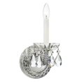thumbnail image 1 of Crystorama Lighting Group 1121-Cl-S Traditional Crystal 12" Tall Wall Sconce - Chrome, 1 of 2