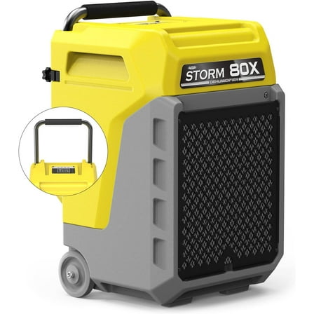 ALORAIR  Commercial Dehumidifier 170 Pints LGR Dehumidifier with Pump & Drain Hose, Portable Insutrial Dehumidifier for Basments, Home, Job Sites, Fit for 2,100 Sq.Ft Space with Wheels