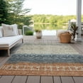 thumbnail image 6 of Addison Rugs Chantille Indoor/Outdoor Transitional Global Brown Washable Rectangle Rug, 10' x 14', 6 of 6