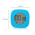 thumbnail image 3 of stanreset Timer Study Digital Display Count Up Stopwatch Touch Screen Battery Operated Electronic Mute Attachable Alarm Blue Blue 1 Pc, 3 of 6