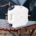 thumbnail image 4 of S SERENABLE Conteneur d'Eau avec Robinet Seau de Qualité Alimentaire pour Camping Randonnée Blanc, 4 of 7
