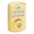 thumbnail image 1 of Weiser Powerbolt 3 10-Button Keypad Polished Brass Electronic Keyless Entry Door Lock/Deadbolt, 1 of 1