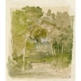 thumbnail image 3 of Narcisse-Virgile Diaz de La Peña 15x17 Black Modern Framed Museum Art Print Titled - Sous Wood, 3 of 5