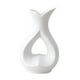 thumbnail image 2 of Jarrón decorativo en forma de corazón para repisa, estantería, chimenea, entrada y ramo. Blanco S, 2 of 9