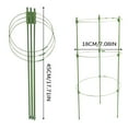 thumbnail image 3 of CHOII 17.7" Iron Round Plant Support Cage with Adjustable Rings, 3 of 7