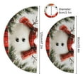 thumbnail image 4 of Ryvnso Christmas Tree Skirt Snowman Pine Cones Xmas Tree Skirts Ornament Home Decorations 47.2", 4 of 6