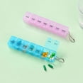 thumbnail image 4 of tablet doset pill jar medicine box pill container weekly do, 4 of 5