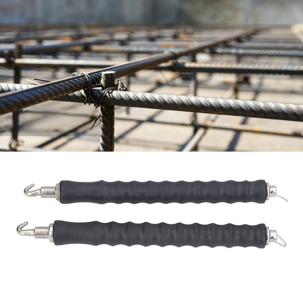 2Pcs Rebar Tire Wire Tool 30cm Total Length Portable Automatic