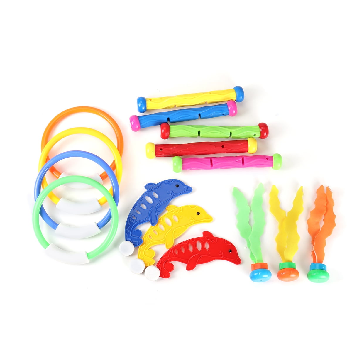 1519pcs/set Swimming Pool Diving Training Underwater Diving Toys Water