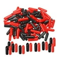 thumbnail image 1 of Unique Bargains 100pcs Rubber End Caps Cover Assortment 2.5mm Screw Thread Protector for Screw Bolt Black Red, 1 of 5
