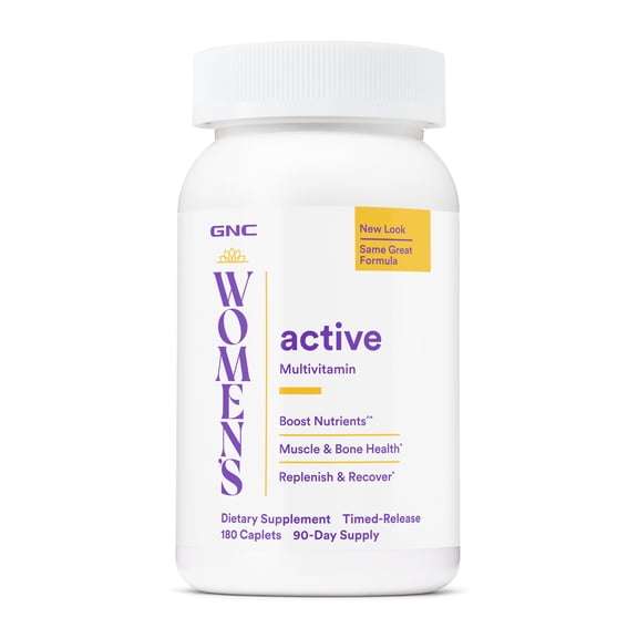 GNC Women's Active Multivitamin, 180 Count, 90 Servings