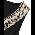 thumbnail image 3 of Mono de Verano Sin Mangas con Cuello en V Negro L, 3 of 10