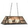 thumbnail image 2 of Meyda Tiffany 66214 Long Deer At Lake 6 Light 33" Wide Linear Pendant - Silver, 2 of 2