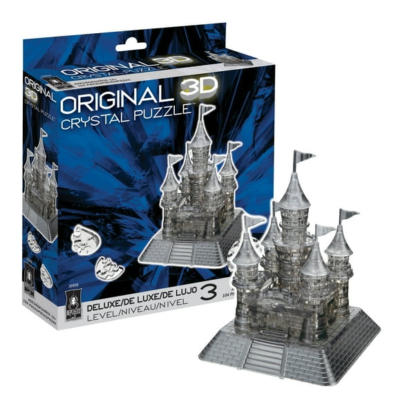 Castle Original 3D Crystal Puzzle from BePuzzled, Ages 12 and Up