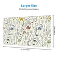 thumbnail image 2 of Pofeuu Colorful Mushrooms and Plants Print Mouse Pad,Rubber, Multipurpose Comfortable Waterproof Mousepad Desk Mat for Gamer Office Home, 2 of 8