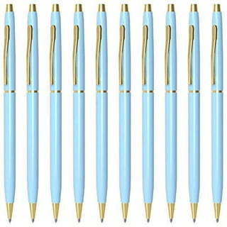 Ballpoint Pen Bulk Black Ink 1.0 mm Medium Point Smooth Writing Black and Gold  Pens for