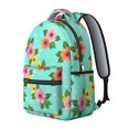 thumbnail image 2 of Pioneer Flower Floral Print Pattern Backpack for School, Cute School Bag with Adjustable Shoulder Straps and Padded Back, 15.3"x11"x7.1", 2 of 4