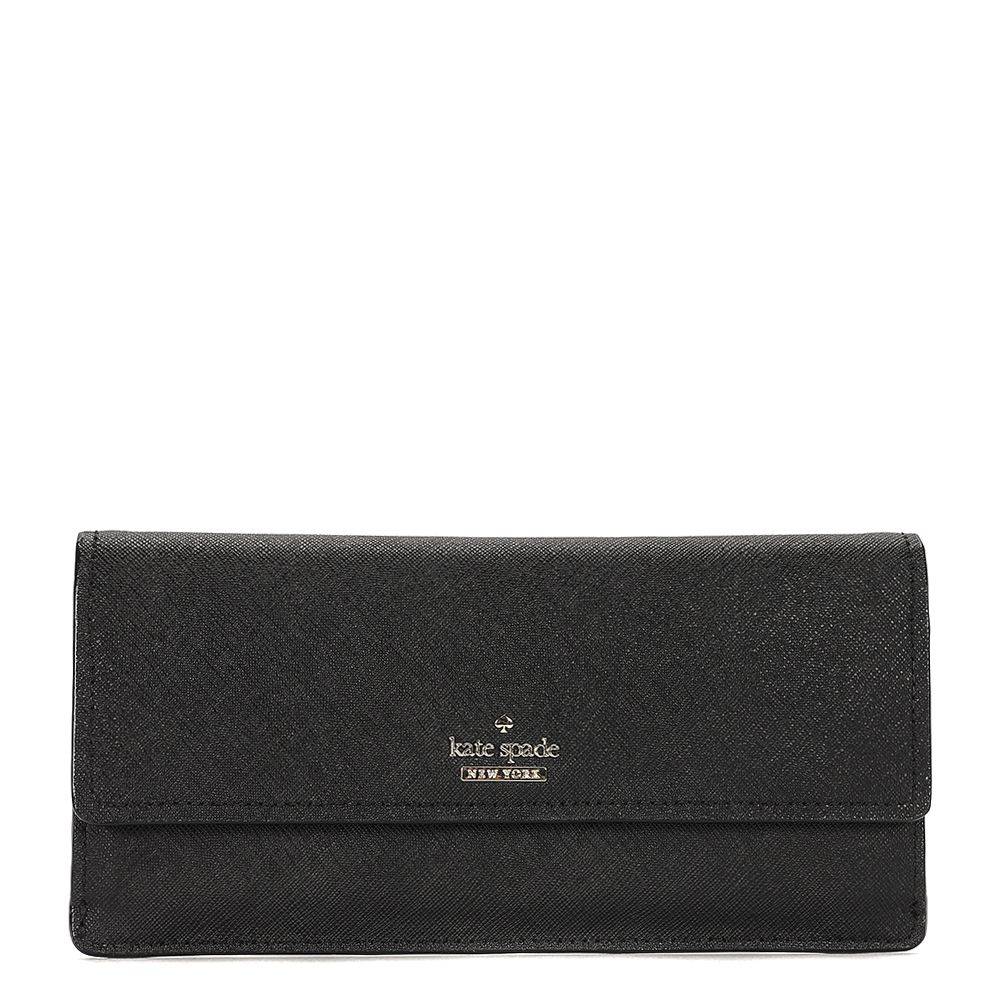 Kate Spade Cameron Street Alli Ladies Large Black Leather Long Wallet PWRU5532001 - image 1 of 4