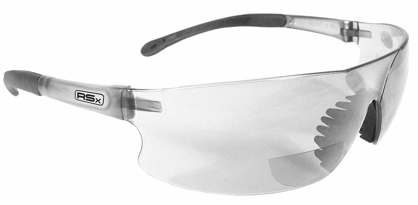 Radians Bifocal Safety Read Glasses,+3.00,Clear  RSB-130