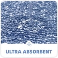 thumbnail image 3 of DISEN Light Blue Bathroom Rugs - Absorbent, Non Slip, Soft, Washable, Quick Dry, 16"x24" Small Blue and White Bath Mats for Bathroom, Microfiber Shower Mat Bath Rug Bathroom Carpet, 3 of 7