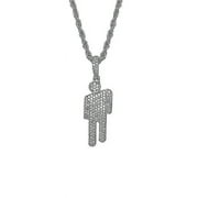 SHENGYU Billie Eilish Women Necklaces - Silver Pendant Charms for Billie Eilish Fans