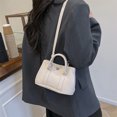 thumbnail image 5 of Bolso de hombro para mujer | Bolso de mano de cuero PU de moda | Bolso bandolera bandolera versátil Messenger | Correa ajustable | Estilo Casual Elegante | Se adapta a la billetera del teléfono, 5 of 5