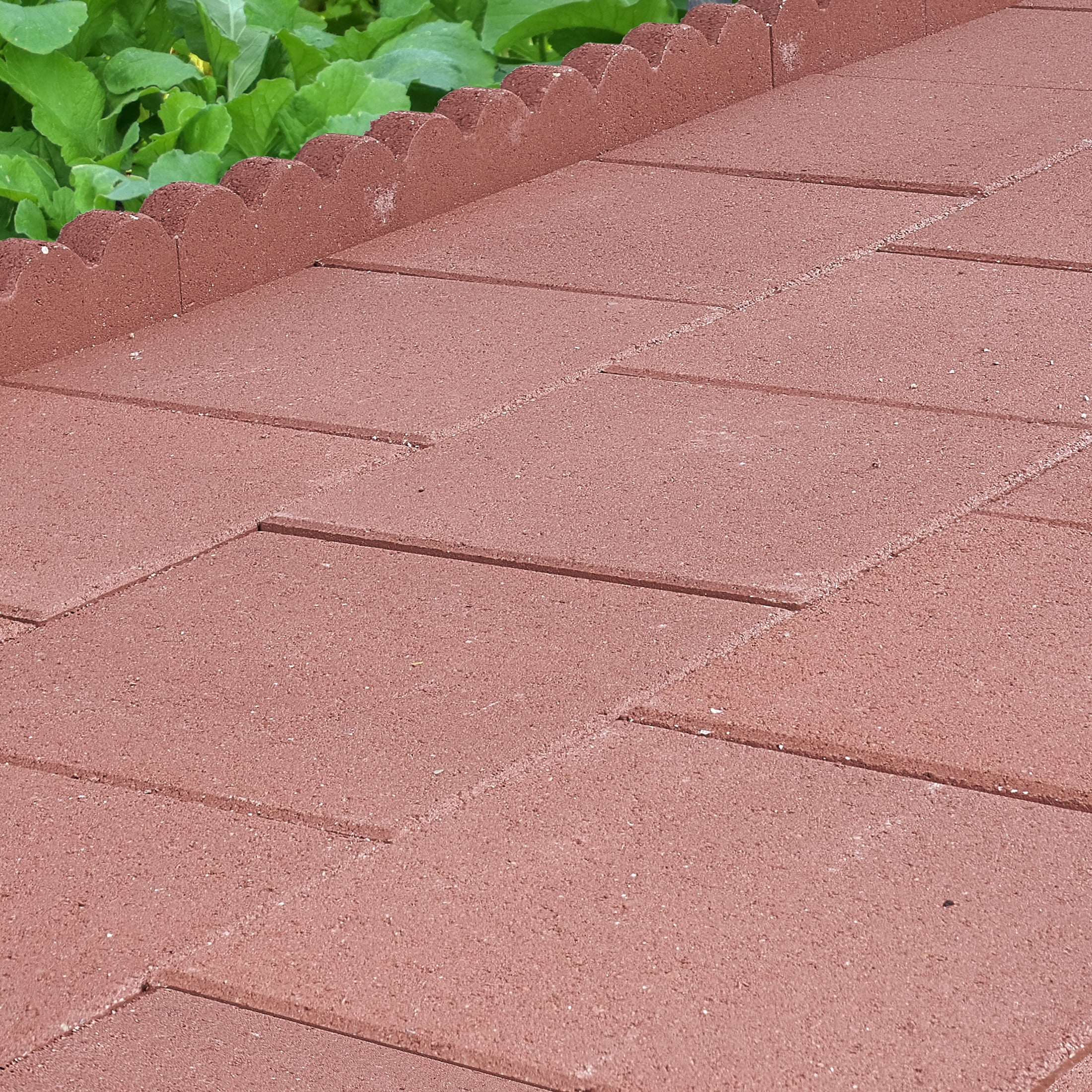 Pavestone 16" Square Red Concrete Stepping Stone