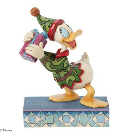 Jim Shore Donald Duck - Jim Shore for Enesco Disney Traditions by Donald Elf Figurine, 5.45-Inch