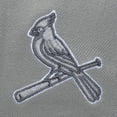 thumbnail image 3 of Men's Mitchell & Ness  Gray St. Louis Cardinals Thunderstorm Head Coach Pro-Crown Adjustable Hat, 3 of 4