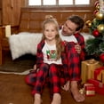 thumbnail image 5 of Odeerbi Matching Family Christmas Pajamas Sets Parent-Child Merry Christmas Warm Two-piece Set Xmas Printed Home Wear Jammies Set Loungewear Sleepwear for Kids, 5 of 8