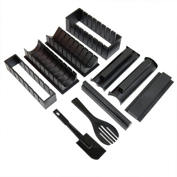 Sushi Maker Kit Sushi Mold Sushi Making Mold Kit for Beginners Non-Stick Sushi Maker Tool 10pcs
